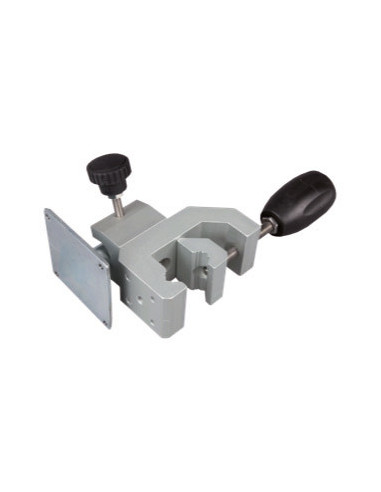 Etau universel avec plaque d'adaptation (aluminium anodisé)