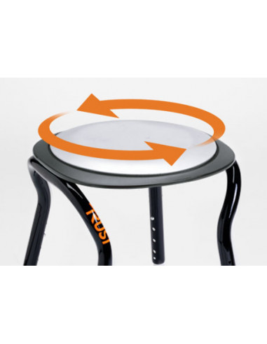 Tabouret de douche pivotant Let's Frisbee