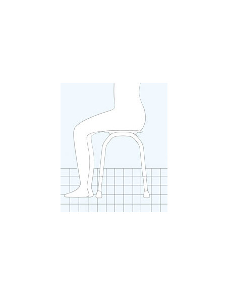 Tabouret de douche compact Let's Shower
