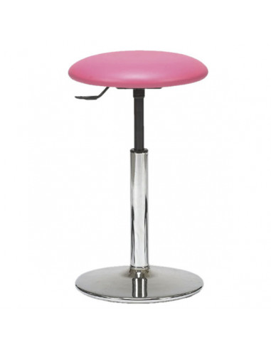 Tabouret sur socle chromé XL