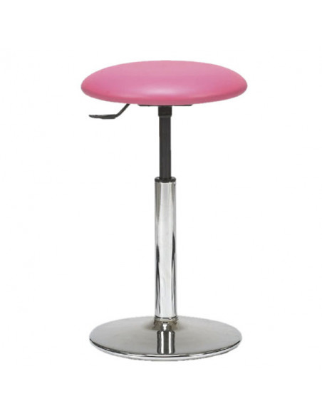 Tabouret sur socle chromé XL