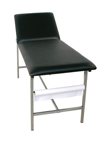 Divan d'examen noir tube carré