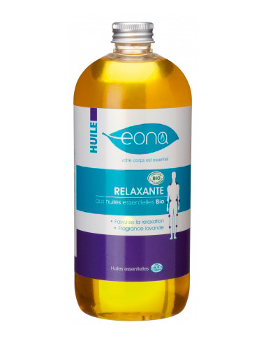 Huile de massage relaxante Eona 500 mL