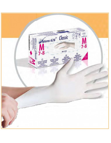 Gants Latex poudrés non stériles Naturex (100)