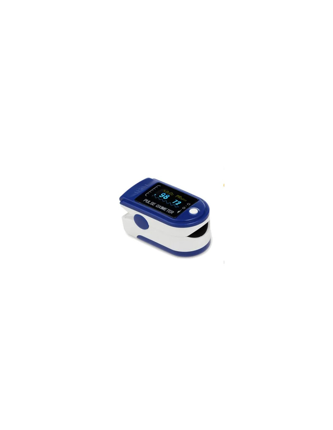 Oxymètre de pouls bleu led mediclinic - Drexco Médical