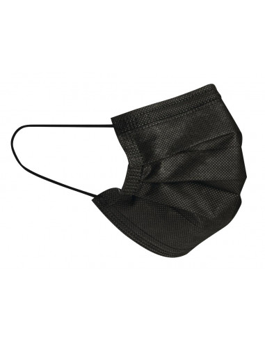 Masque 3 plis noir