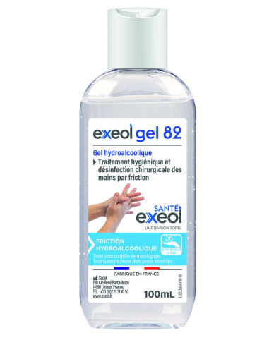 Gel Hydroalcoolique Exeol 82