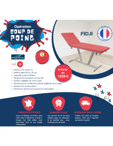 Divan hauteur fixe Promotal Fidji