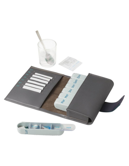 Pilulier hebdomadaire de voyage (distributeur de médicaments)