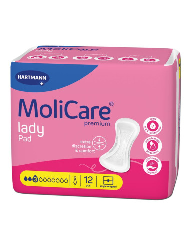 Molicare Lady Pad  Hartmann 3 Gouttes
