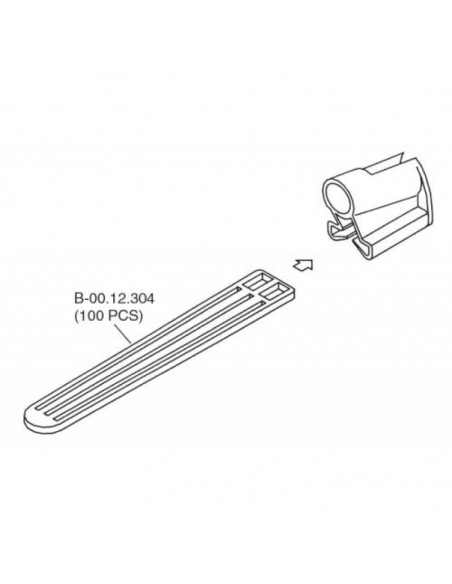 Abaisse langue plastique Heine (100)