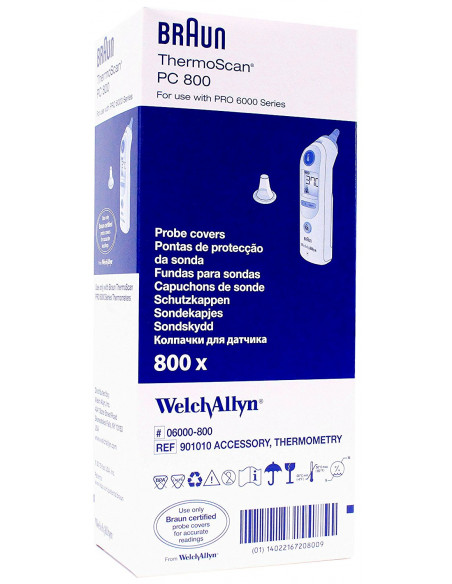 Speculum auriculaire pour thermomètre Braun Pro 2000/3000/6000 (800)