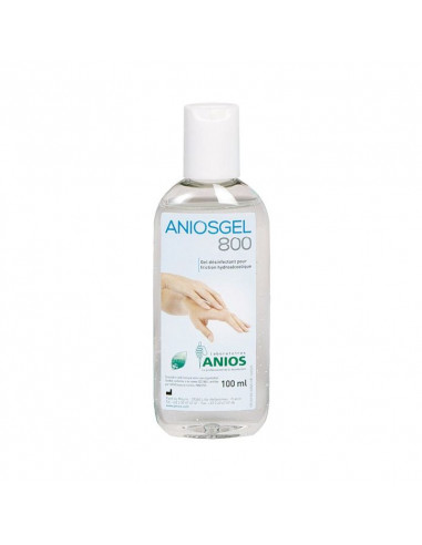 Aniosgel 800 - Gel désinfectant pour friction hydroalcoolique (30mL/100mL/500mL/1L)