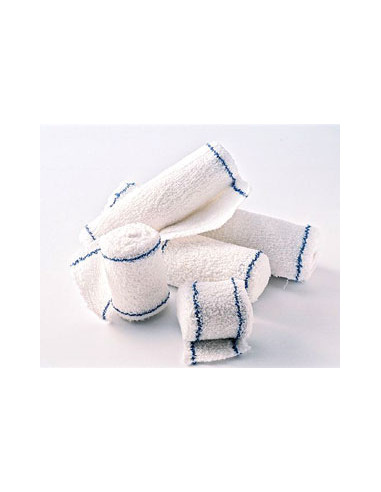 Bande crêpe coton 5cm/7cm/10cm/20cm x 4m