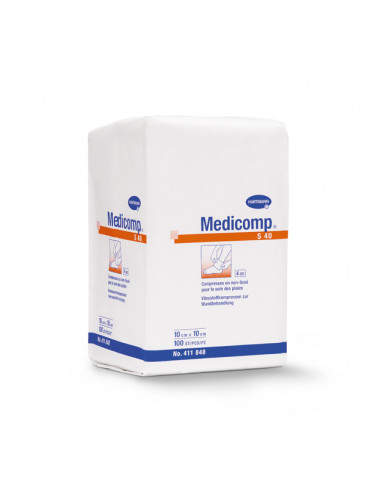 Compresses non stériles en non-tissé Hartmann Médicomp (100)