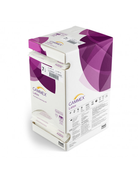 Gants latex non poudrés stériles Gammex (50 x 2)