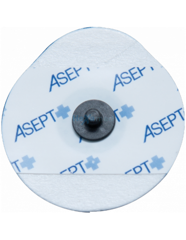 Electrodes prégélifiées mousse ovales 45 x 42 mm Asept (1200)