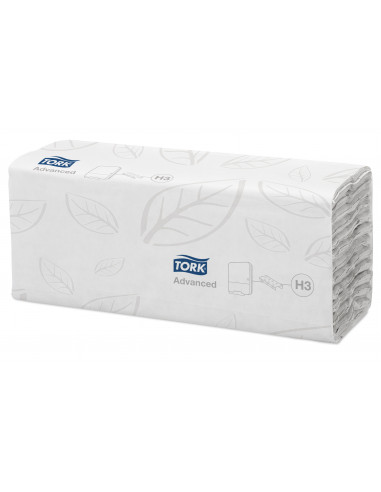 Essuie-mains feuille à feuille en C Tork (100)
