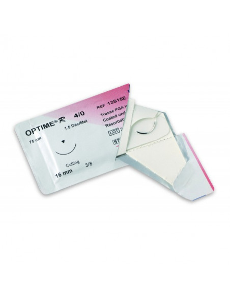 Fil de suture résorbable Optime R Peters