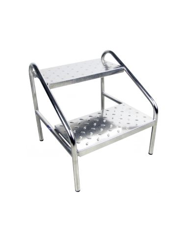 Marchepieds 2 marches aluminium Promotal